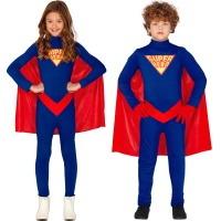 Costume da supereroe per bambini con mantello