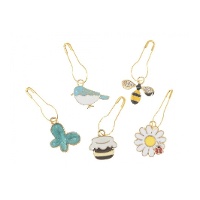 Marcatori a maglia in acciaio a forma di molletta - Milward - 5 pezzi