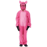 Costume da maialino rosa per bambini