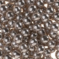 Perle di cioccolato croccante argentate da 5 mm - Dekora - 350 gr