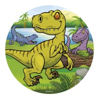 Carta da zucchero dinosauro 16 cm