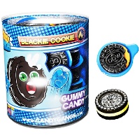 Gommosa cookie nera da 10 g - 30 unità