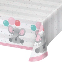 Tovaglia Elephant Baby Girl 1,37 x 2,59 m
