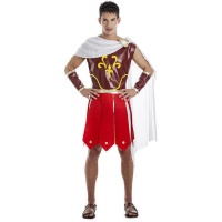 Costume da guerriero romano rosso per uomo