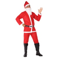 Costume completo da Babbo Natale per adulti