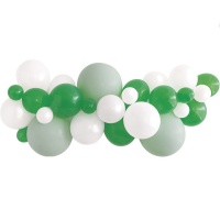 Kit di palloncini verdi assortiti - 27 unità