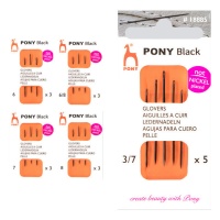 Aghi per cuoio di diversi spessori - Pony