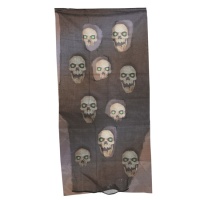 Tenda con teschi oscuri - 75 x 158 cm