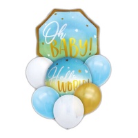 Bouquet blu Oh Baby! - 7 pezzi