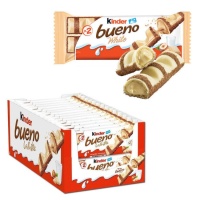 Buon Kinder al cioccolato bianco ripieno di crema alla nocciola - Kinder - 30 unità