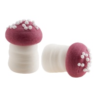Figure di zucchero a forma di funghi di 1,5 x 2 cm - Dekora - 100 pezzi