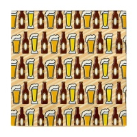 Tovaglioli Birra da 16,5 x 16,5 cm - 16 unità