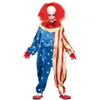 Costume clown assassino americano infantile