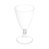 Bicchieri di plastica trasparente da 220 ml - 3 unità