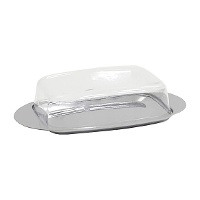 Burriera trasparente in acciaio inox