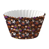 Capsule per cupcakes di Buon Halloween - 50 unità