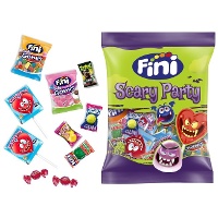 Sacchetto di caramelle di Halloween - confezione individuale - Fini Scary party halloween - 180 gr