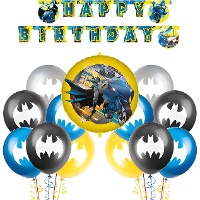 Pack de decoración para fiesta de Batman - 18 piezas
