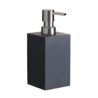 Dispensatore di sapone quadrato in pietra da 16,5 cm - 1 unità