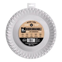 Piatti da 23 cm in cartone metallizzato - 10 pezzi