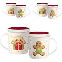 Tazza da 350 ml Dolce Natale con filtro per tè - 1 unità
