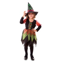 Costume streghetta colorata da bambina