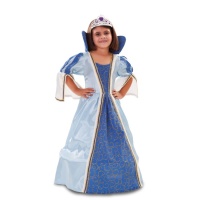Costume principessa blu da bambina