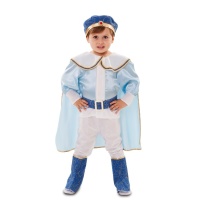 Costume principe con mantello infantile