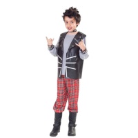 Costume rocker punk da bambino