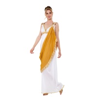 Costume dama romana dorato da donna