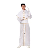 Costume Papa bianco e oro da adulti