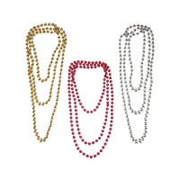 Collana di perle colorate - 1,82 m