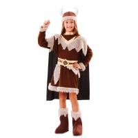 Costume da vichingo nordico da bambina