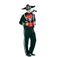 Costume scheletro messicano da uomo