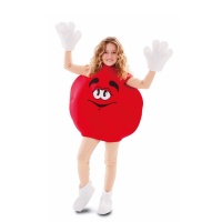 Costume cioccolatino rosso da bambino