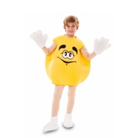 Costume cioccolatino giallo da bambino