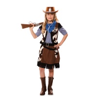 Costume cowboy mandriano da bambina