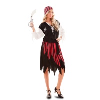Costume pirata berbero con fascia da donna