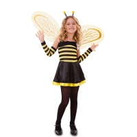 Costume ape con ali e antenne da bambina