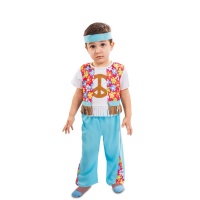 Costume da hippie della pace per bambino
