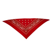 Fazzoletto rosso cowboy - 40 x 40 cm