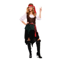 Costume da pirata d'oltremare da donna