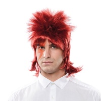 Parrucca rossa stile rocker