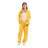 Costume carcerata giallo da donna