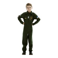 Costume pilota caccia militare da bambino