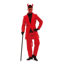 Elegante costume da diavolo per uomo