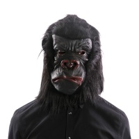 Maschera gorilla con peli
