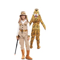 Costume cacciatore e tigre da bambini