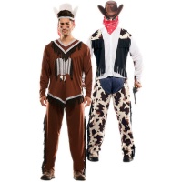 Costume indiano - cowboy da adulto