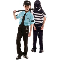 Costume poliziotto ladro da bambini